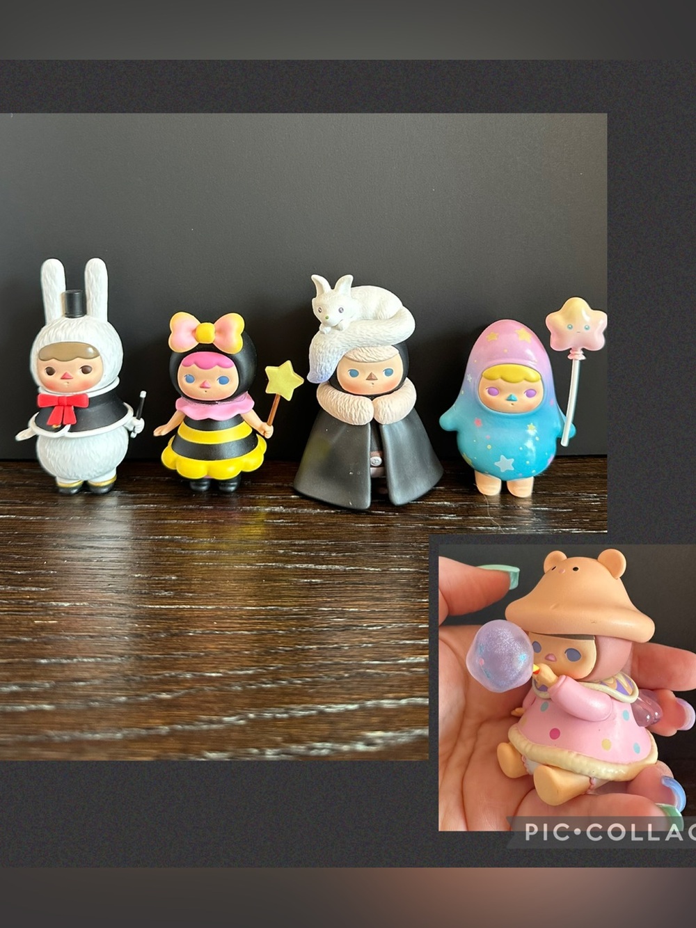 Mixed lot of Popmart Pucky figures. 🩷🩵